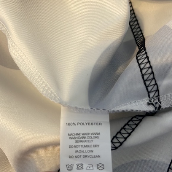 DRESS V  Cute Polka Dot White/black color, size XL” Womens DRESS - Picture 11 of 14